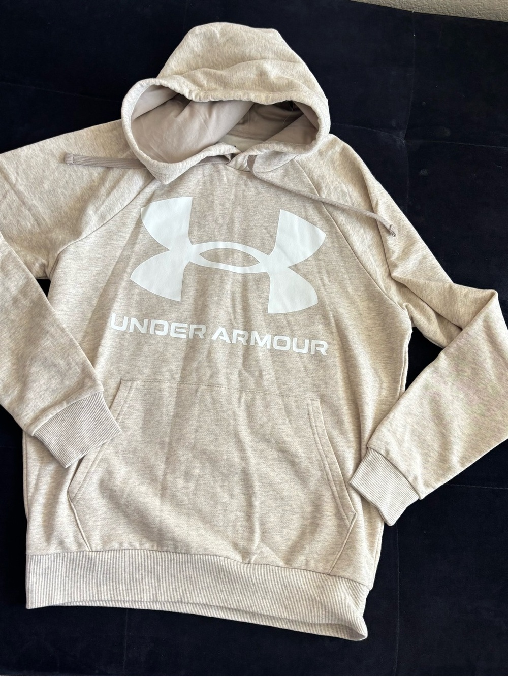 Under Armour Men's Sandstone Logo Hoodie - Beige